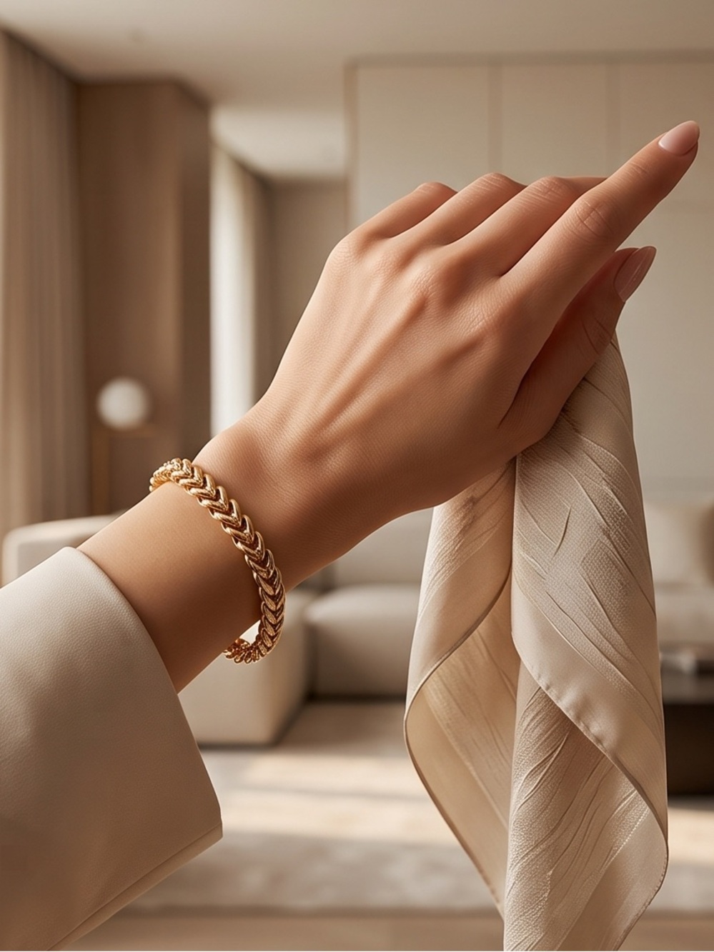 Gold Chain Bracelet - Women's Fashion Accessory